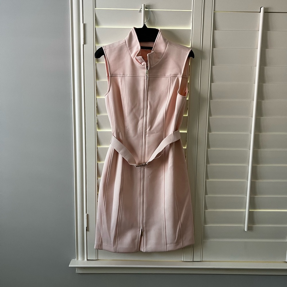 NEW Blush pink Tommy Hilfiger size 12 dress with belt